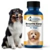 BestLife4Pets Breathe Easy Respiratory Support For Dog - All-Natural All-in-One Pet Supply For Natural Relief For Kennel Cough, Runny Nose, Sneezing And Sinus Congestion - Easy To Use Pills