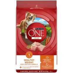 Purina ONE Plus Healthy Weight High-Protein Dog Food Dry Formula - 8 Lb. Bag