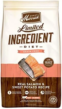 Merrick Limited Ingredient Diet Grain Free Dry Dog Food Real Salmon & Sweet Potato Recipe - 22.0 Lb Bag 12 Merrick Limited Ingredient Diet Grain Free Dry Dog Food Real Salmon & Sweet Potato Recipe - 22.0 Lb Bag - Image 10
