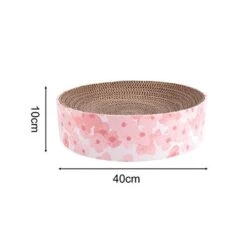 YangYan Cat Toy Large Bowl-Shaped Cat Bed Cat Sofa Customized Corrugated Paper Cat Scratch Board Pet Supplies (Color : A, Size : M) -Zoo Shop 411Mv0qapwL