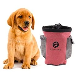 Ipetboom Dog Puppy Travel Bag Food Pouch Training Snack Bag Pet Travel Supplies Pet Supplies Food Bag Food Treat Pouch Pet Food Treat Pouch Pet Bag Red The Pet Treat Pouch Pet Treat Pouch -Zoo Shop 411VTDuqyRL