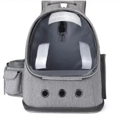 AYENCI Pet Backpack, Cat Carrier Backpack Space Capsule Bubble Breathable Portable Pet Backpack Cat For Small Dogs Backpack Carrier Travel And Hiking (Color : C, Size : L)
