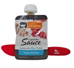 SIMPLY NOURISH Savory Sauce Cat Treat, Tuna (Pack Of 12) And Especiales Cosas Spatula