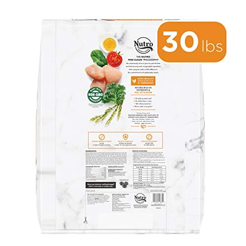 NUTRO NATURAL CHOICE Senior Dry Dog Food, Chicken & Brown Rice Recipe Dog Kibble, 30 Lb. Bag 4 NUTRO NATURAL CHOICE Senior Dry Dog Food, Chicken & Brown Rice Recipe Dog Kibble, 30 Lb. Bag - Image 2