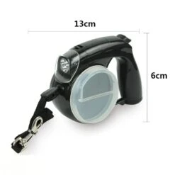 GENERIC Dog Leash Set, New 2023 5-in-1 Retractable Dog Leash With LED Light With Electronic Watch & Poop Bag Box & Food Box & Water Bowl. -Zoo Shop 411sSEBEXtL