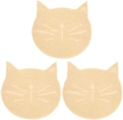 Balacoo 3pcs Scatter Claw Brown Mats Dog Placement Bowl Food Use Mat- Debris Control Washable Home Feet Anti- Cat, Pet Rubbing Bathroom, Xx.cm, Traps And Lovely Mat Pad, Mesh, PVC -Zoo Shop 41242xg9DuL. AC