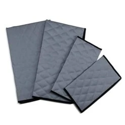 SONGBIRDTH 1Pc Summer Dog Cat Cooling Mat Caming Blanket Breathable Sleeping Bed Cushion,Breathable Cotton Blend,Removable Easy To Clean Grey XL