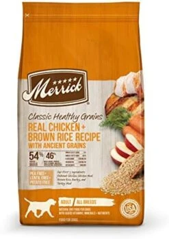 Merrick Classic Healthy Grains Dry Dog Food Small Breed Recipe - 4.0 Lb Bag -Zoo Shop 412PbnI9eaL. AC