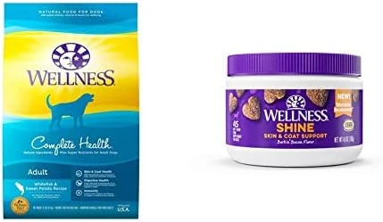 Wellness Complete Health Dry Dog Food With Grains, Made In USA With Real Meat & Natural Ingredients, All Breeds, Adult Dogs (Chicken & Oatmeal, 30-lb) – With Nutrients For Immune, Skin, & Coat Support 15 Wellness Complete Health Dry Dog Food With Grains, Made In USA With Real Meat & Natural Ingredients, All Breeds, Adult Dogs (Chicken & Oatmeal, 30-lb) – With Nutrients For Immune, Skin, & Coat Support - Image 13