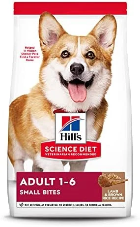 Hill's Science Diet Dry Dog Food, Adult, Small Bites, Lamb Meal & Brown Rice Recipe, 33 Lb. Bag 8 Hill's Science Diet Dry Dog Food, Adult, Small Bites, Lamb Meal & Brown Rice Recipe, 33 Lb. Bag - Image 6