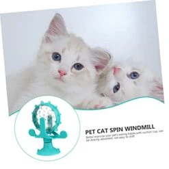 VILLCASE Funny Cat Toy Toys For Dogs Small Cat Toys Kitten Toys Interactive Cat Ferris Wheel Cat Food Dispenser Pet Windmill Toy Pet Feeding Toy Pet Food Dispenser Cat Feeding Toy -Zoo Shop 412ZOJm11OL