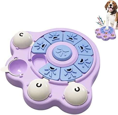 Kubatis Dog Rotating Puzzle Toys Level 3 2 1, Dog Treat Puzzle Slow Feeder, Interactive Enrichment Toys For Large/Medium/Small, Dog Food Dispenser For Boredom And Mental Stimulation.(Dark Blue) 9 Kubatis Dog Rotating Puzzle Toys Level 3 2 1, Dog Treat Puzzle Slow Feeder, Interactive Enrichment Toys For Large/Medium/Small, Dog Food Dispenser For Boredom And Mental Stimulation.(Dark Blue) - Image 7