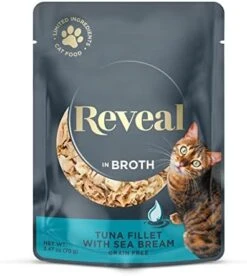 Reveal Natural Wet Cat Food, 12 Pack, Limited Ingredient Wet Cat Food Pouches, Grain Free Food For Cats, Chicken Breast In Broth, 2.47oz Pouches 18 Reveal Natural Wet Cat Food, 12 Pack, Limited Ingredient Wet Cat Food Pouches, Grain Free Food For Cats, Chicken Breast In Broth, 2.47oz Pouches -Zoo Shop 412fY0tKML. AC