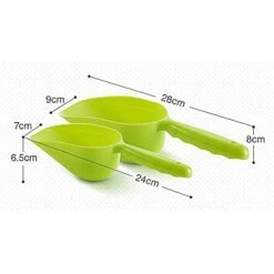 Food Scoop Dog Cat Food Scoop Ice Scoop Flour Scoop Candy Scoops Dry Measuring Cup Plastic Scoop Blue -Zoo Shop 412tX40DFZS