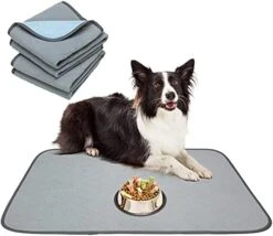 KOOLTAIL Dog Mat For Food And Water Bowls, 2 Pack Waterproof Pet Feeding Mat For Floors, Non Slip Mat For Puppy Cats -Zoo Shop 412z7eoAdnL. AC