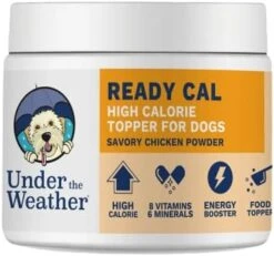 Under The Weather Ready Cal Powder For Dogs | High-Calorie, Weight Gainer, Appetite Stimulant, Energy Booster Pet Suppliment | 30 Scoops (Scoop Included) -Zoo Shop 413 1gB5GgL. AC