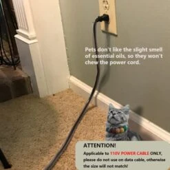 Z&X Pet Chew Proof Cord Protector 10 FT, Silicone Rubber Cable Protector, Fresh Scent Makes Your Pet Lose Interest In Chewing Power Cords, No Chew, Keeping Your Fur Baby Safe From Electric Shock 9 Z&X Pet Chew Proof Cord Protector 10 FT, Silicone Rubber Cable Protector, Fresh Scent Makes Your Pet Lose Interest In Chewing Power Cords, No Chew, Keeping Your Fur Baby Safe From Electric Shock -Zoo Shop 4131OvLNWuL