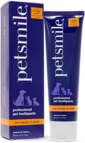 Petsmile Professional Pet Toothpaste | Cat & Dog Dental Care | Controls Plaque, Tartar, & Bad Breath | Only VOHC Accepted Toothpaste | Teeth Cleaning Pet Supplies (London Broil, 4.2 Oz) 11 Petsmile Professional Pet Toothpaste | Cat & Dog Dental Care | Controls Plaque, Tartar, & Bad Breath | Only VOHC Accepted Toothpaste | Teeth Cleaning Pet Supplies (London Broil, 4.2 Oz) - Image 9