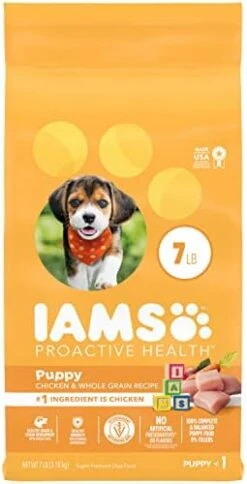 IAMS Smart Puppy Dry Dog Food With Real Chicken, 15 Lb. Bag -Zoo Shop 4133wvLCHVL. AC 1