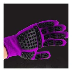 YangYan Silicone Pet Dog Brush Glove Deshedding Gentle Efficient Pet Grooming Glove Dog Bath Cat Cleaning Supplies Pet Glove Hair Remove (Color : Blue, Size : Left Hand) -Zoo Shop 413E3y7xiOL