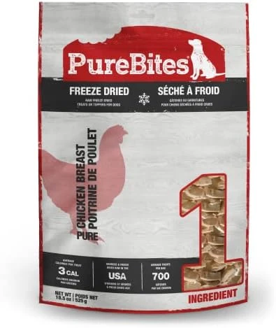 PureBites Freeze Dried RAW Chicken Breast Treats For Dogs, 8.6oz 12 PureBites Freeze Dried RAW Chicken Breast Treats For Dogs, 8.6oz - Image 10