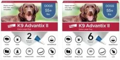 K9 Advantix II XL Dog Vet-Recommended Flea, Tick & Mosquito Treatment & Prevention | Dogs Over 55 Lbs. | 2-Mo Supply -Zoo Shop 413IYmuN17L. AC