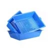 YangYan 3Pcs Cat Potty Semi-Closed Splash Cat Toilet Litter Box Plastic Potty Set Pet Supplies 3 Interlocking Tray Easy To Use (Color : Blue, Size : M) -Zoo Shop 413TvmzSZaL