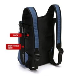 LEFEDA Out Double Shoulder Portable Travel Backpack Outdoor Pet Dog Carrier Bag Pet Dog Front Bag Mesh Backpack Head Pet Supplies Pet Backpack Carrier (Color : Black, Size : Small) -Zoo Shop 413UzAPdXTL