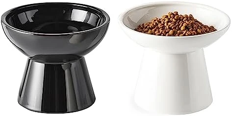 Elevated Raised Cat Food Bowls, Victob 2 Whisker Fatigue Cat Bowl For Food And Water, 6.2 Inch Ceramic Raised Cat Food Bowls Whisker Friendly For Pet Easy Eating, Lead & Cadmium Free, Dishwasher 10 Elevated Raised Cat Food Bowls, Victob 2 Whisker Fatigue Cat Bowl For Food And Water, 6.2 Inch Ceramic Raised Cat Food Bowls Whisker Friendly For Pet Easy Eating, Lead & Cadmium Free, Dishwasher - Image 8