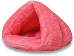 YangYan Soft Pet Bed Cats Dogs Bed House Winter Warm Sleeping Cats Nest Plush Puppy Cushion Mat Portable Pet Cat Supplies Bed For Cats (Color : Brown, Size : 50x40cm) -Zoo Shop 413aPhW0rwL. AC 1