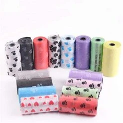 JUNMIN 300 Bags Disposable Dog Cat Garbage Bag Pet Cleaning Supplies (Color : Random)