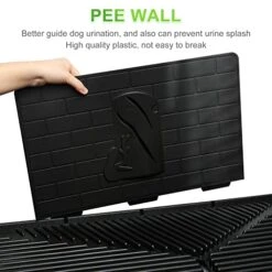 Hompet Dog Grass Pad With Tray Large, 2 Pcs Artificial Grass Training Pads With Pee Baffle Patch Puppy Turf Potty For Indoor And Outdoor Use, Ideal For Small And Medium Dogs (30"×20")