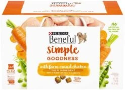 Purina Beneful Dry Dog Food, Simple Goodness With Farm Raised Chicken - 32 Ct. Box -Zoo Shop 414 1SIruL. AC