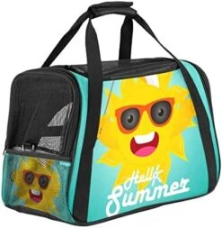 Pet Carrier Hello Summer Cute Food Ice Cream Pineapple Soft-Sided Pet Travel Carriers For Cats,Dogs Puppy Comfort Portable Foldable Pet Bag Airline Approved 26 Pet Carrier Hello Summer Cute Food Ice Cream Pineapple Soft-Sided Pet Travel Carriers For Cats,Dogs Puppy Comfort Portable Foldable Pet Bag Airline Approved -Zoo Shop 414D 9pDOpL. AC