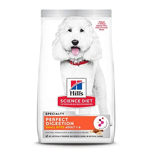 Hill's Science Diet Adult Dry Dog Food, Small Bites, Perfect Digestion, Chicken Recipe, 3.5 Lb. Bag 3 Hill's Science Diet Adult Dry Dog Food, Small Bites, Perfect Digestion, Chicken Recipe, 3.5 Lb. Bag