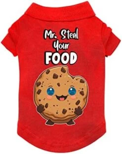 GENERIC Mr. Steal Your Food Dog Polo Shirt - Funny Dog T-Shirt - Cookie Dog Clothing - Blue, XL -Zoo Shop 414aSodmGeL. AC
