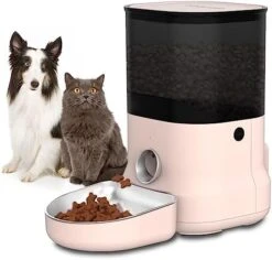 Automatic Cat Food Dispenser - Timed 1-6 Meals Daily Auto Pet Feeders For Dog & Cat With Voice Recorded Feeding Training, Clog-Free Design, Dual Power Supply (120"/3m Cord) 14 Automatic Cat Food Dispenser - Timed 1-6 Meals Daily Auto Pet Feeders For Dog & Cat With Voice Recorded Feeding Training, Clog-Free Design, Dual Power Supply (120"/3m Cord) -Zoo Shop 414xL23gDIL. AC