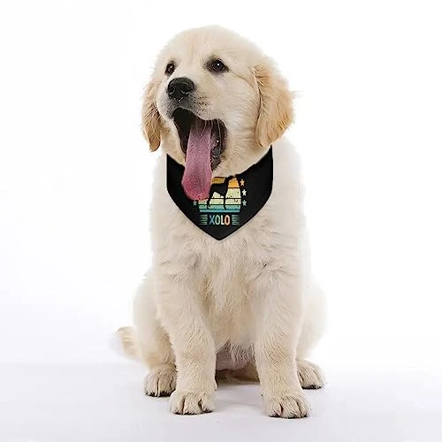 GENERIC Xolo Pattern Dog Bandana,Dog Bandanas Triangle Bibs Scarf Accessories Minimal Head Cicumference 6 GENERIC Xolo Pattern Dog Bandana,Dog Bandanas Triangle Bibs Scarf Accessories Minimal Head Cicumference - Image 4
