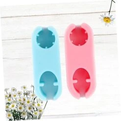 ABOOFAN 4 Pcs Photography Toy Silicone Tool Selfie Holder Food Clip For Photo Camera Dog Phone Treat Shoot Color Smart Cat Accessories Blue Clips Dogman Smartphone Pet Attachment Random -Zoo Shop 41574XfLqZL