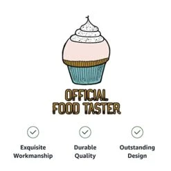 GENERIC Official Food Taster Dog Hoodie With Pocket - Graphic Dog Coat - Art Dog Clothing - Black, 2XL -Zoo Shop 415A3qOmS3L