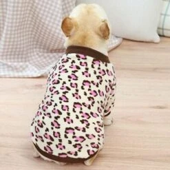 Soft Dog Clothes Dog Hoodies Coat Leopard Fleece Dog Sweatshirt For Medium Dogs Bulldog Pug Pet Shirt Clothing A5 XXL -Zoo Shop 415KZK5ZS7L. AC