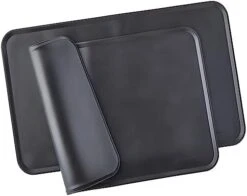 Amazon Basics Waterproof Anti-Slip Silicone Pet Food And Water Bowl Mat, 24 X 16 Inches, Gray, Solid -Zoo Shop 415R7Q4XwIL. AC