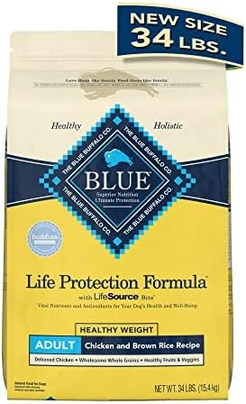 Blue Buffalo Dog Food, Life Protection Formula, Natural Chicken & Brown Rice Flavor, Adult Dry Dog Food, 34 Lb Bag 11 Blue Buffalo Dog Food, Life Protection Formula, Natural Chicken & Brown Rice Flavor, Adult Dry Dog Food, 34 Lb Bag - Image 9
