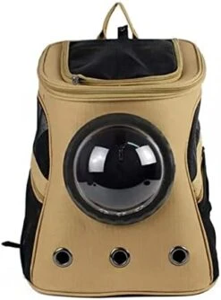 LEFEDA Large Pet Backpack Portable Space Capsule Breathable Window Cat Carrier Dog Bag Pets Products Accessories Portable Travel Bags Pet Backpack Carrier (Color : Gold) 15 LEFEDA Large Pet Backpack Portable Space Capsule Breathable Window Cat Carrier Dog Bag Pets Products Accessories Portable Travel Bags Pet Backpack Carrier (Color : Gold) -Zoo Shop 415bX2ZyDML. AC