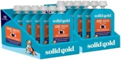 Solid Gold Turkey Bone Broth For Dogs - Grain Free Dog Food Topper Rich In Collagen And Superfoods - Nutrient Dense Dog Gravy Topper For Dry Food - Promotes Gut Health And Hydration - 12 Pack -Zoo Shop 415d5sRJoeL. AC