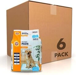 Arm & Hammer For Dogs Training Pads For Stay-at-Home Dogs | New & Improved Super Absorbent, Leak-Proof, Odor Control Quilted Dog Training Pads With Baking Soda | 75 Count Wee Wee Pads,White 25 Arm & Hammer For Dogs Training Pads For Stay-at-Home Dogs | New & Improved Super Absorbent, Leak-Proof, Odor Control Quilted Dog Training Pads With Baking Soda | 75 Count Wee Wee Pads,White -Zoo Shop 415koNvoGwL. AC