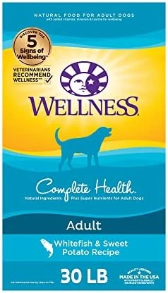 Wellness Complete Health Dry Dog Food With Grains, Made In USA With Real Meat & Natural Ingredients, All Breeds, Adult Dogs (Chicken & Oatmeal, 30-lb) – With Nutrients For Immune, Skin, & Coat Support 17 Wellness Complete Health Dry Dog Food With Grains, Made In USA With Real Meat & Natural Ingredients, All Breeds, Adult Dogs (Chicken & Oatmeal, 30-lb) – With Nutrients For Immune, Skin, & Coat Support - Image 15