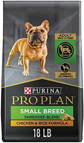 Purina Pro Plan Small Breed Dog Food With Probiotics For Dogs, Shredded Blend Chicken & Rice Formula - 18 Lb. Bag 8 Purina Pro Plan Small Breed Dog Food With Probiotics For Dogs, Shredded Blend Chicken & Rice Formula - 18 Lb. Bag - Image 6