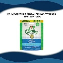 Feline Greenies Dental Crunchy Treats For Cats Mega Size Variety Bundle Pack With Funny Cat Tales, Cat Toys, And Mini Catnip (Catnip, Tempting Tuna, Savory Salmon) -Zoo Shop 41628zDH3dL