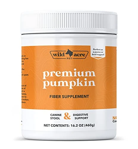 Wild Acre Pumpkin Powder For Dogs - No More Diarrhea Or Scoots! - Digestive Puree Treat Or Food Topper - Fiber Supplement For Dogs With Prebiotics, 16oz 3 Wild Acre Pumpkin Powder For Dogs - No More Diarrhea Or Scoots! - Digestive Puree Treat Or Food Topper - Fiber Supplement For Dogs With Prebiotics, 16oz